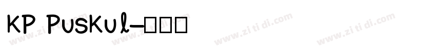 KP PusKul字体转换